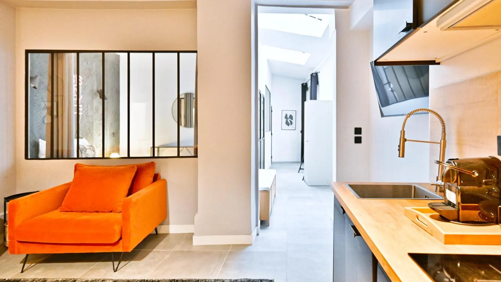 Apartman Elegant Loft Avec 2 Chambres Au Coeur De Párizs