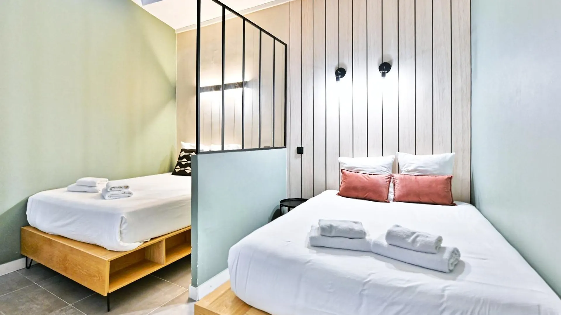 Elegant Loft Avec 2 Chambres Au Coeur De Párizs