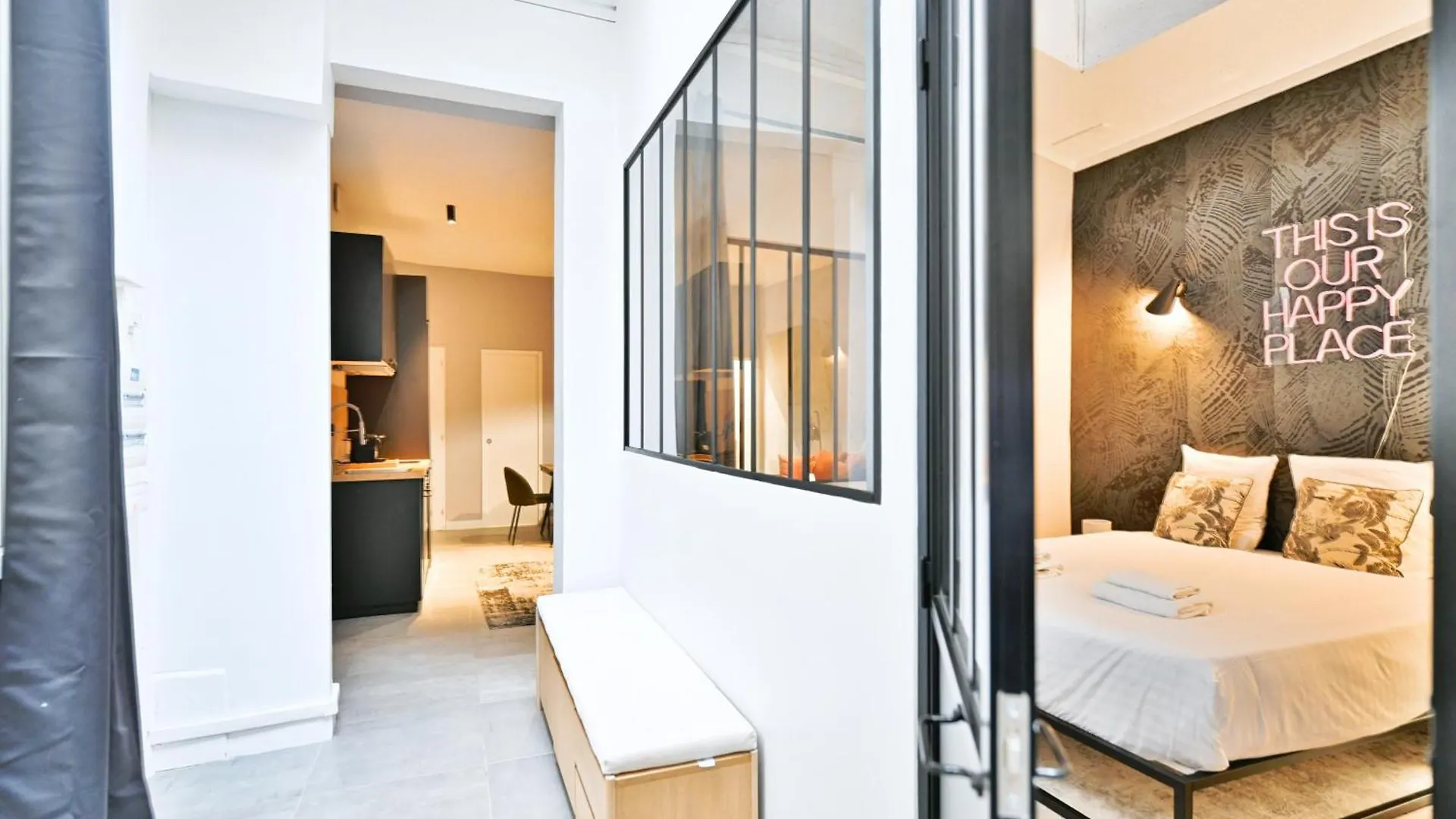Elegant Loft Avec 2 Chambres Au Coeur De Párizs