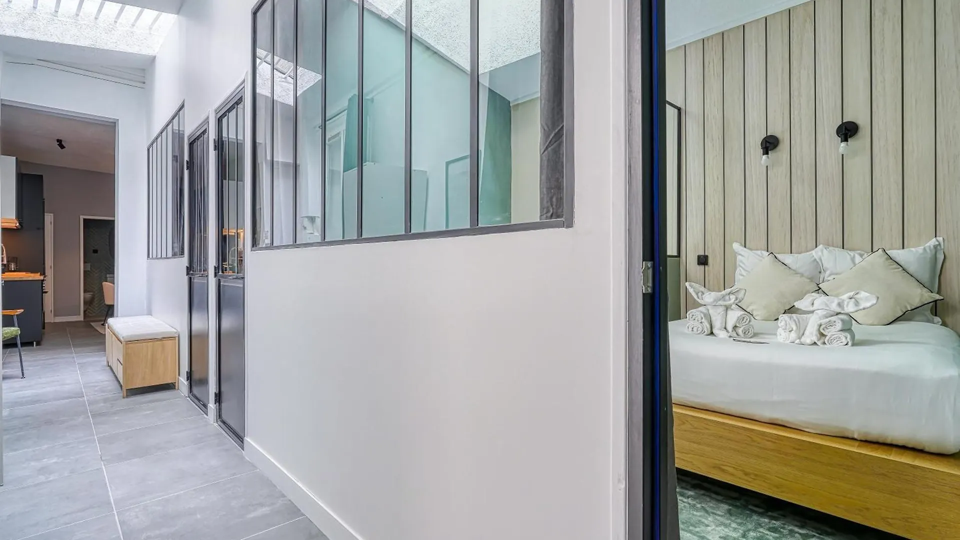 Elegant Loft Avec 2 Chambres Au Coeur De Párizs