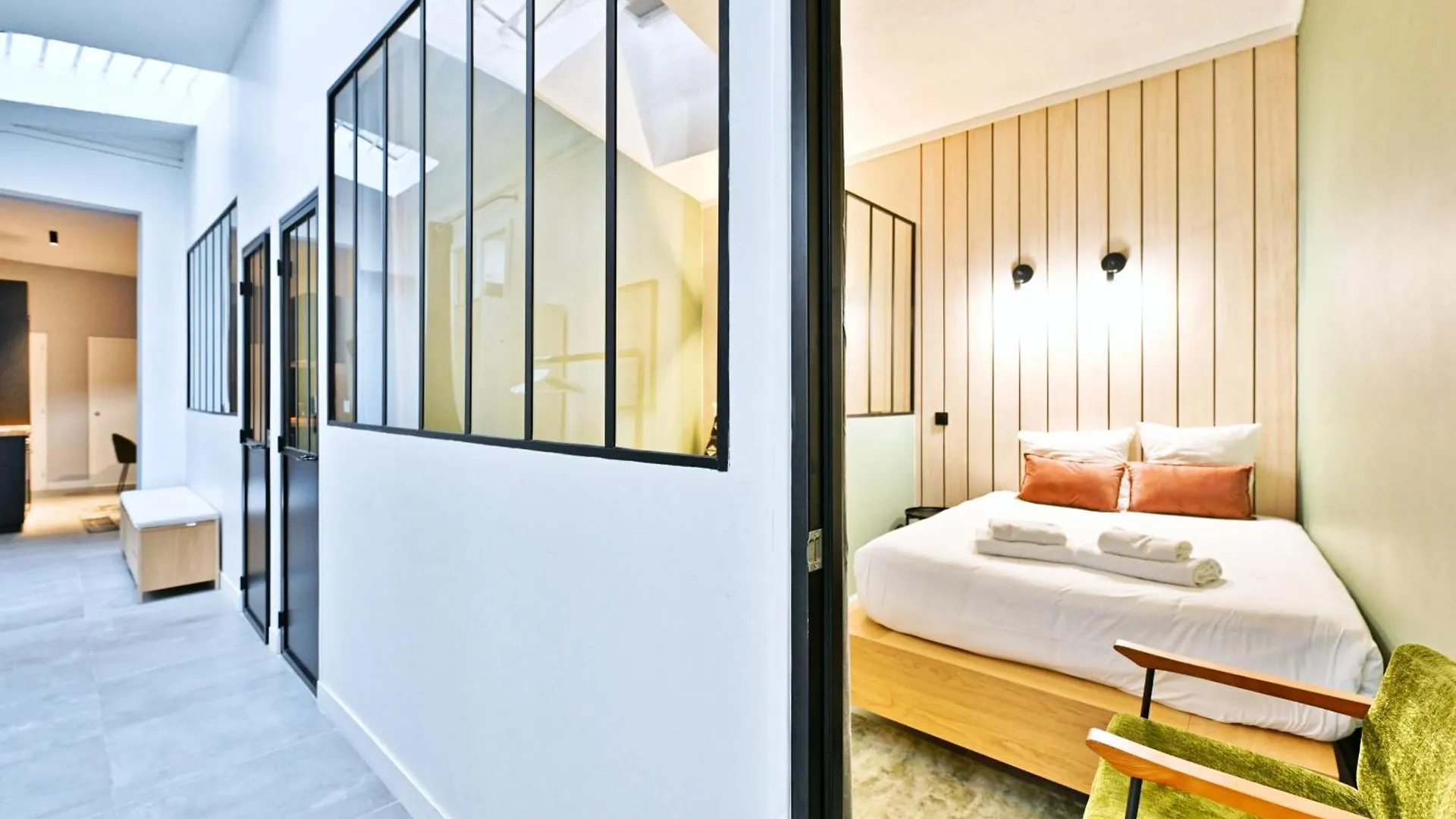 Elegant Loft Avec 2 Chambres Au Coeur De 巴黎 公寓
