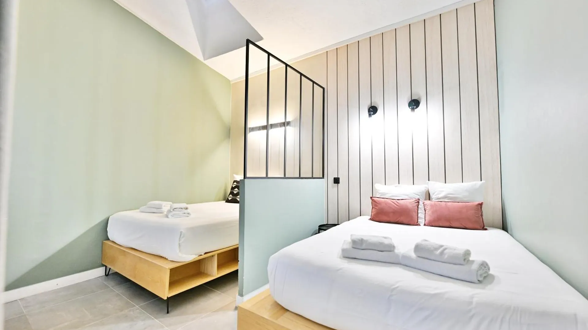 Elegant Loft Avec 2 Chambres Au Coeur De 巴黎 0*,