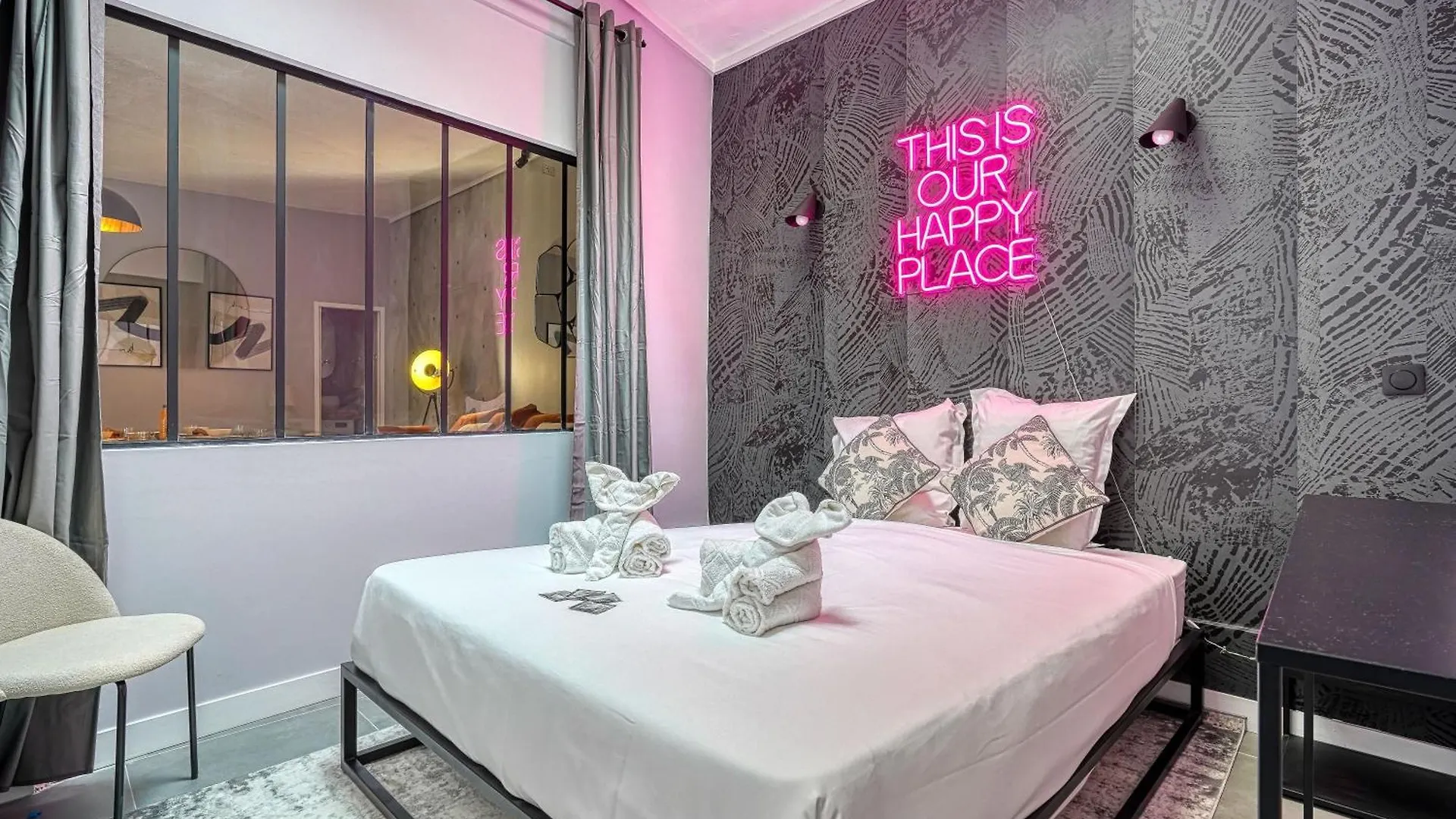 公寓 Elegant Loft Avec 2 Chambres Au Coeur De 巴黎