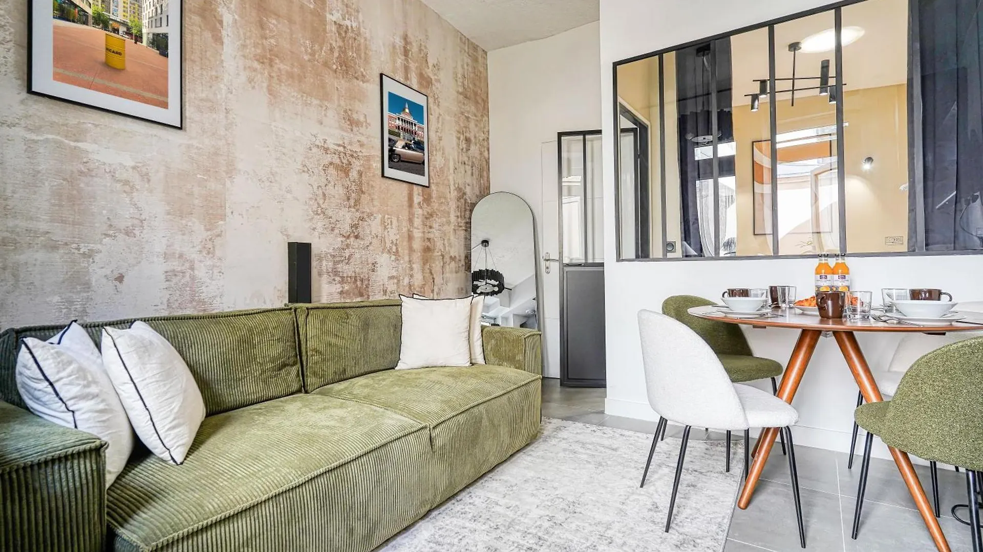 公寓 Elegant Loft Avec 2 Chambres Au Coeur De 巴黎